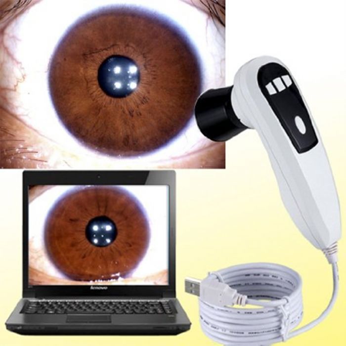 JYTOP 500 MP 4 LED /2 LED DigitaI Iriscope Iridology USB camera Iris analyzer EH660U