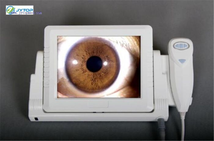 JYTOP 5.0MP Digital Skin Hair Iris Analyzer Detector with 8 inch CCD Screen LED Illuminated All-in-one Machine