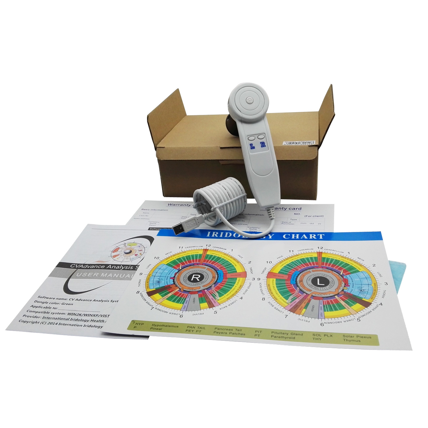 Jytop Iris Scanner Analyzer Usb Eye Iriscope Iridology Camera Mp